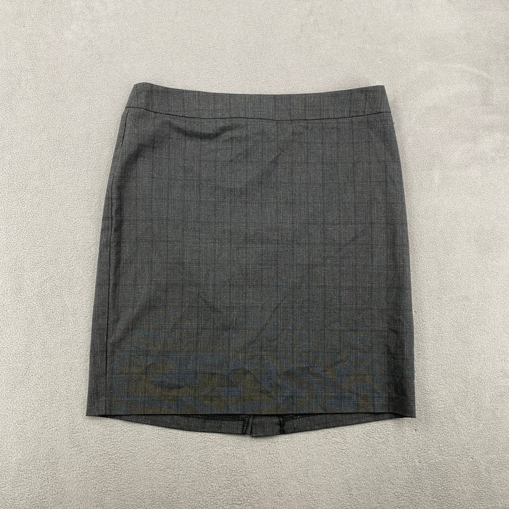 Soho Apparel Ltd Gray Glen Plaid Pencil Skirt Size 10 Office Professional 524820